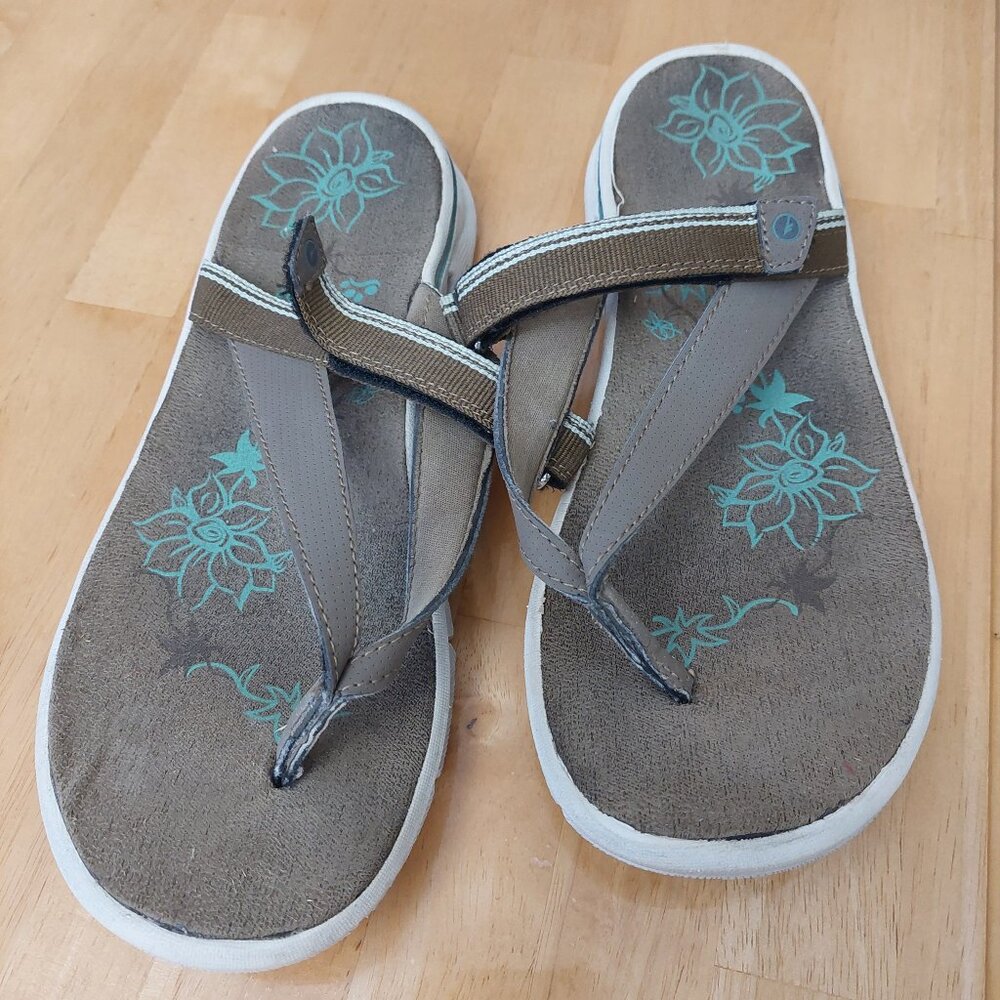 Hi Tec Women's Soul.Rider2 Bermuda Toe Post Slip on Sandals Size 10 - Picture 2 of 10